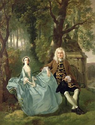 Thomas Gainsborough Portrait of Mr and Mrs Carter of Bullingdon House Norge oil painting art